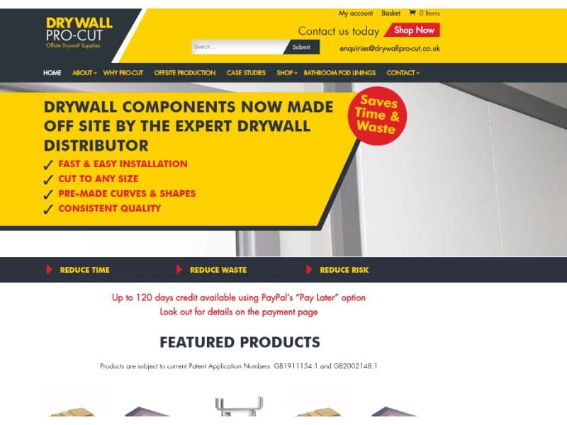 drywall procut